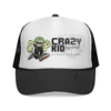 Crazy Kid Skateboarding Trucker Cap