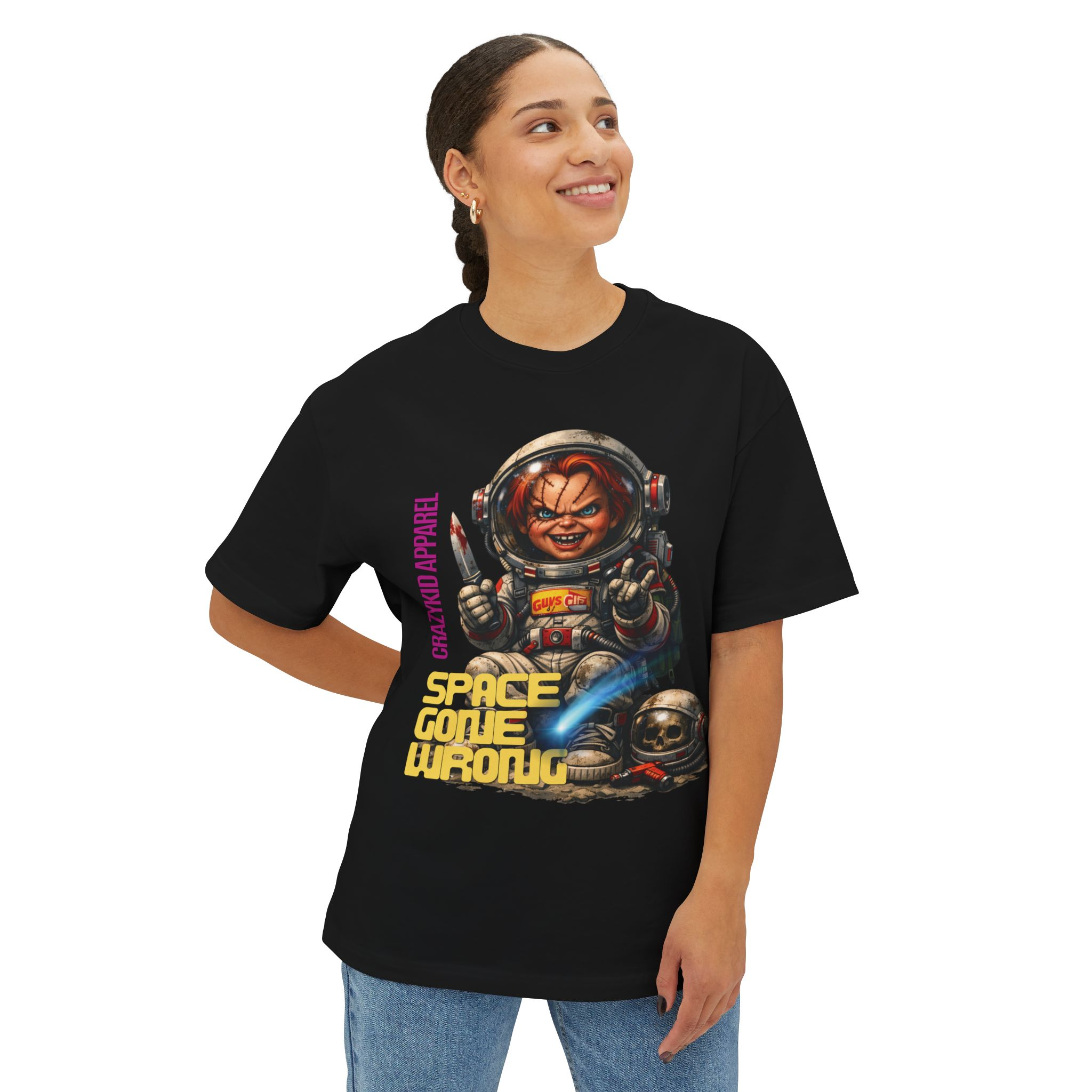Candy pile front graphic Tee | Crazykid lollipop