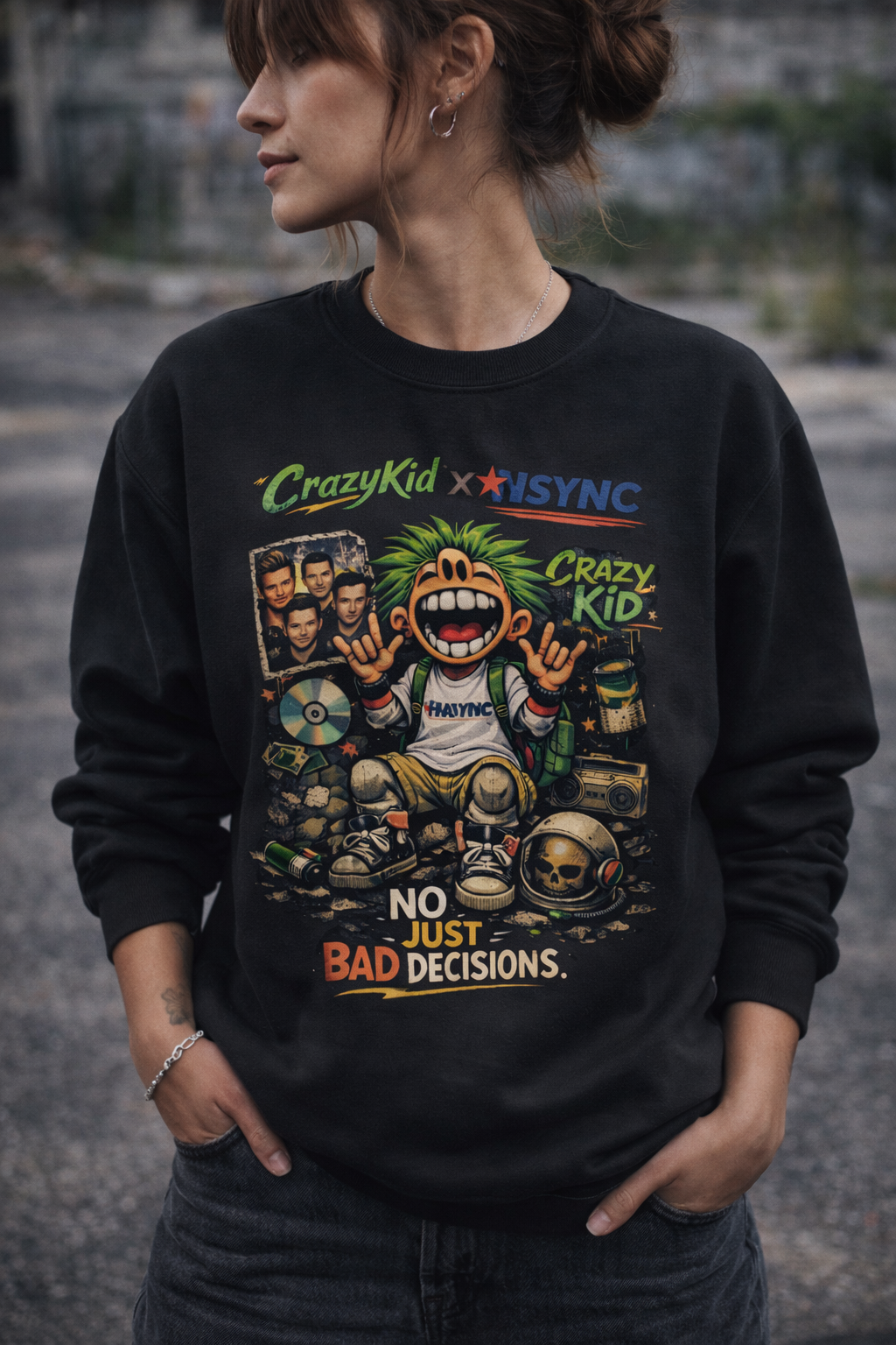 Sweatshirt — Space gone wrong by Chucky