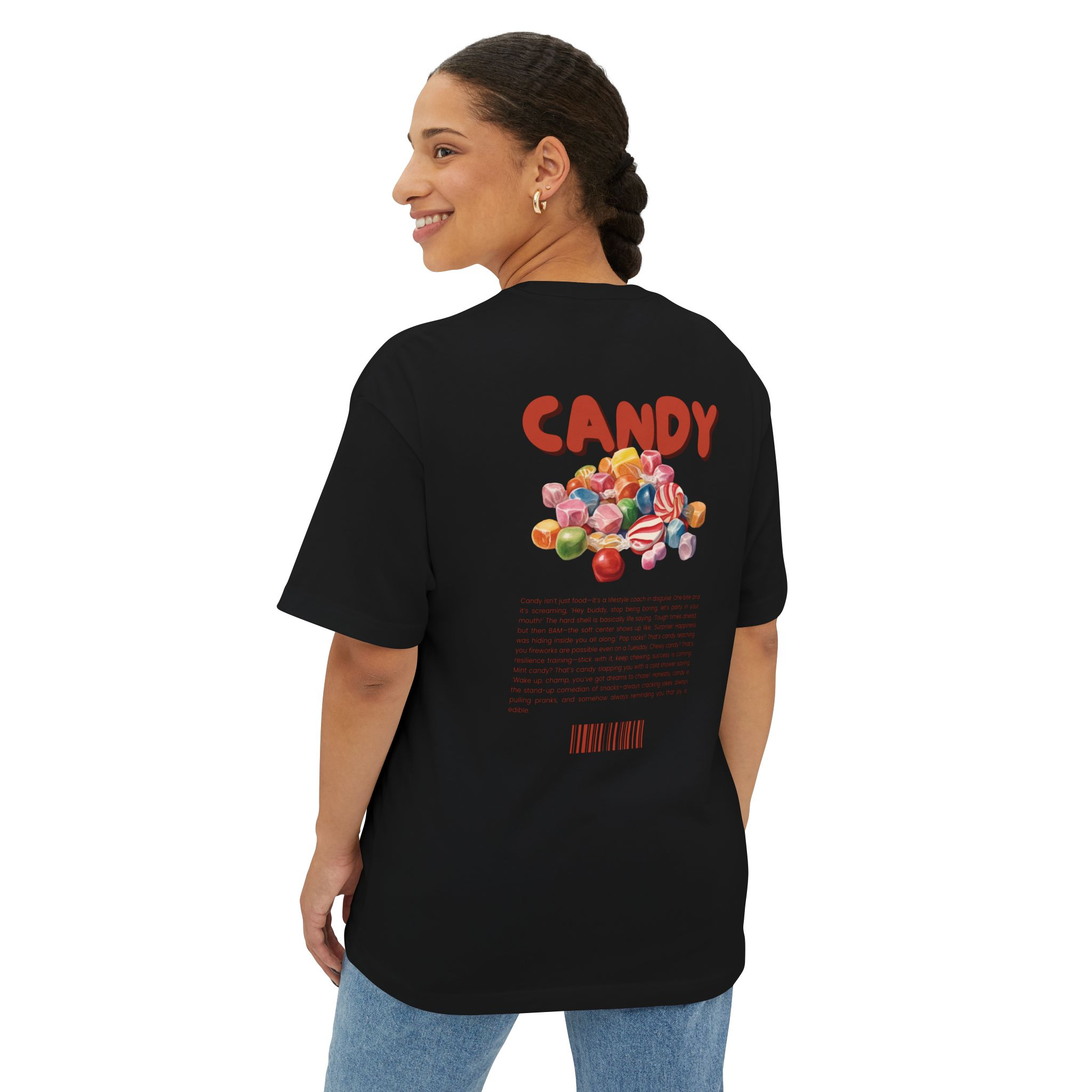 Candy pile front graphic Tee | Crazykid lollipop