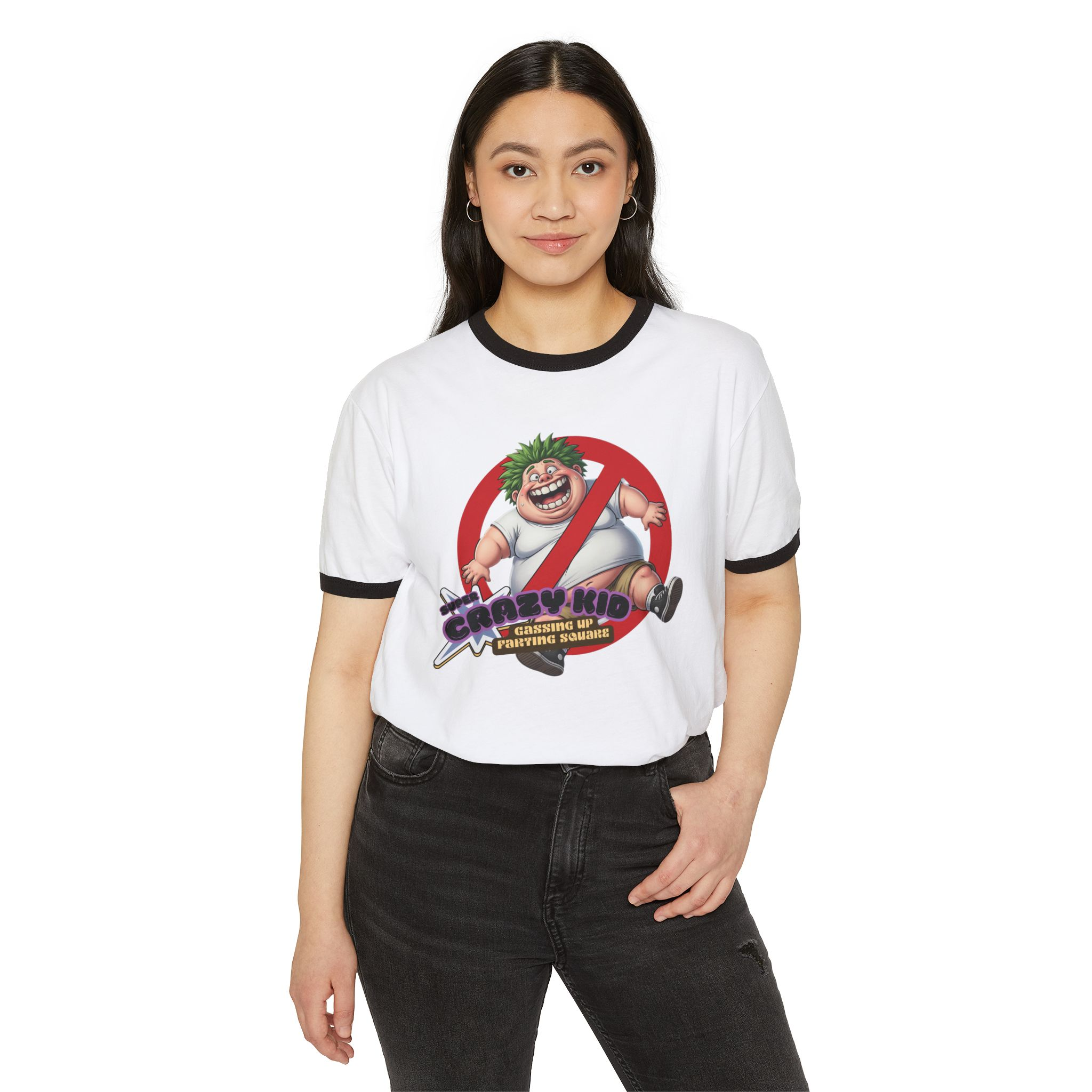 Punk Fat kid  Ringer T-Shirt | Concept Series