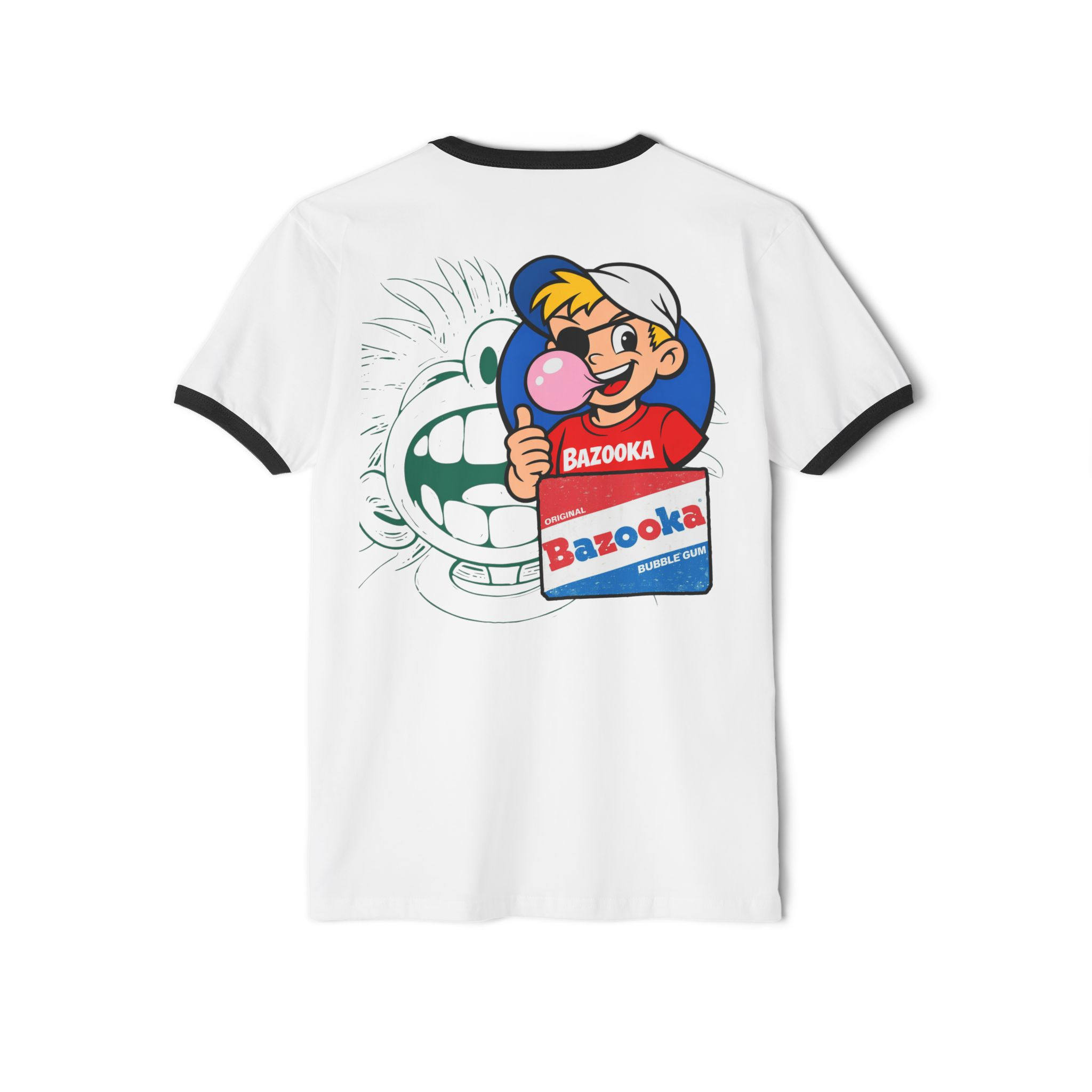 Bazooka Bubble Gum Vintage Ringer T-Shirt