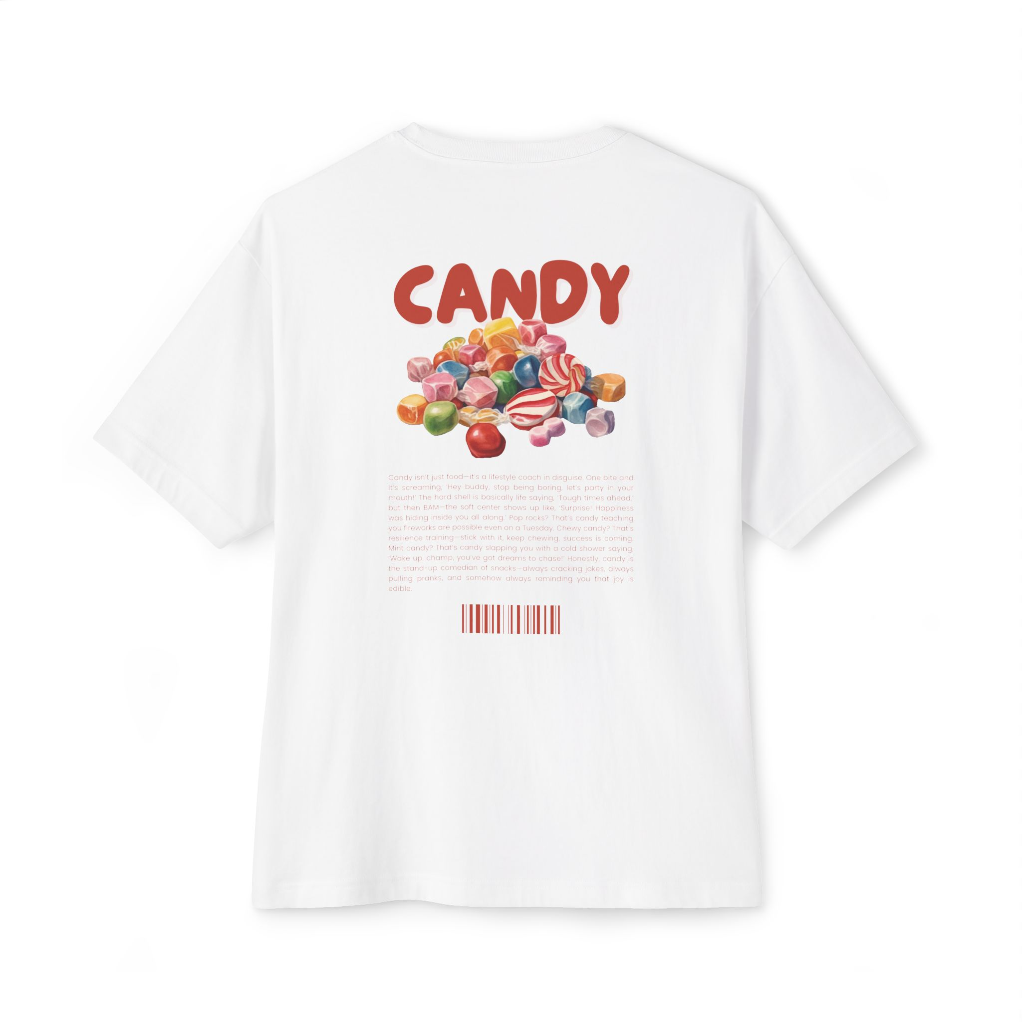 Candy pile front graphic Tee | Crazykid lollipop