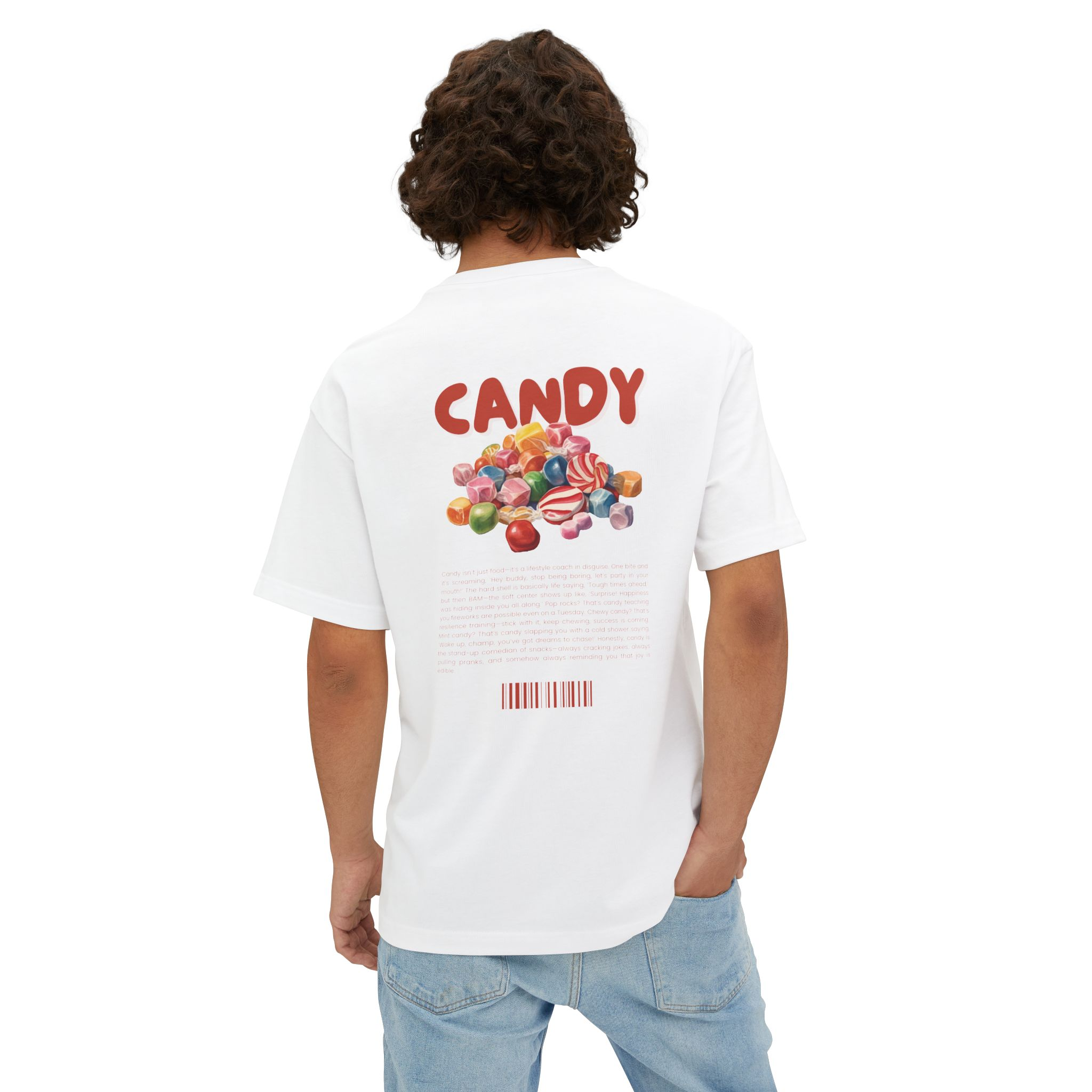 Candy pile front graphic Tee | Crazykid lollipop